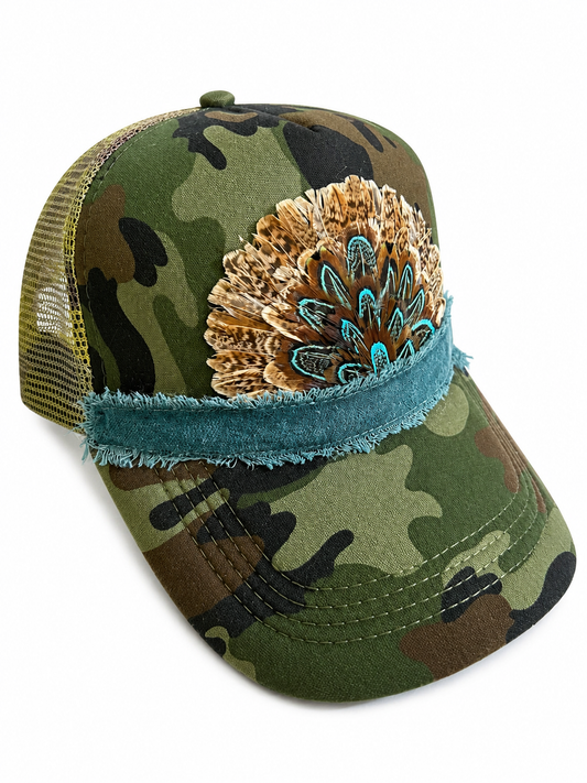 Custom Feather Trucker