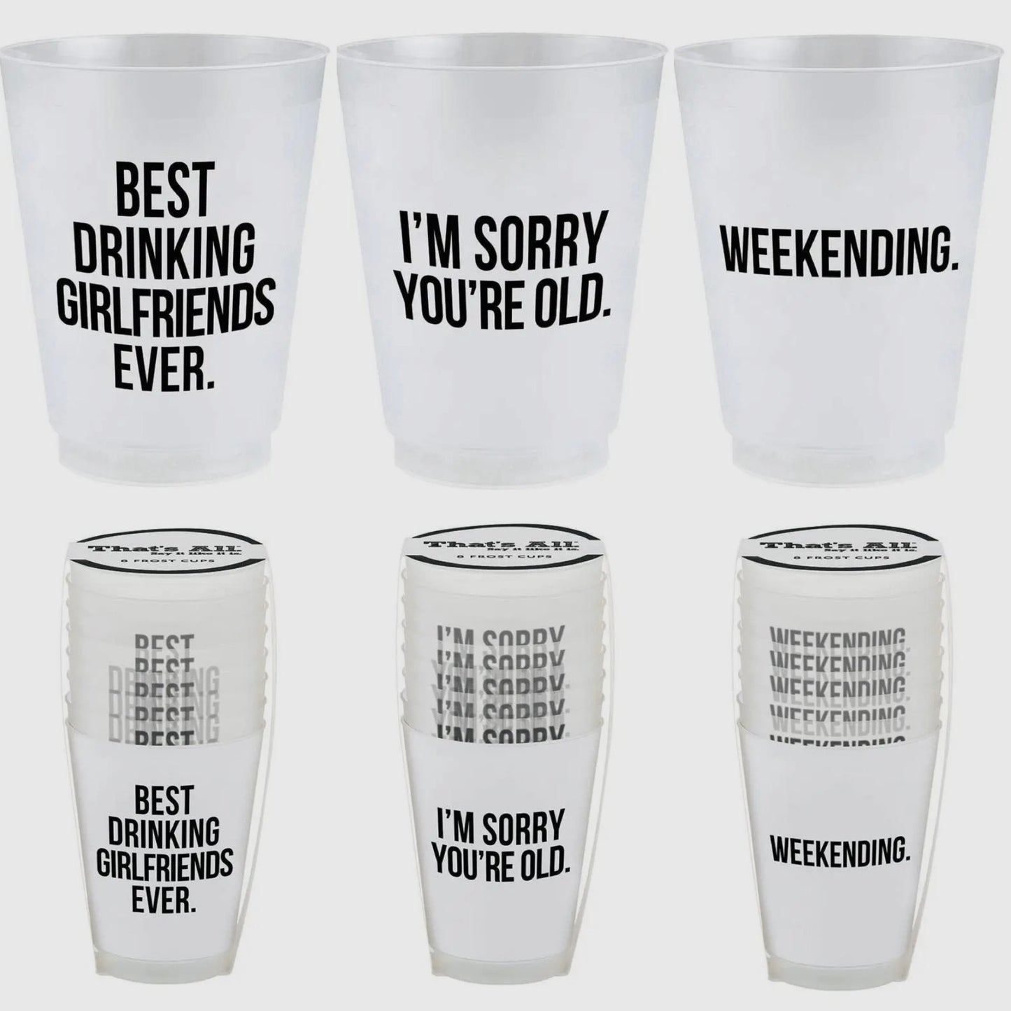 Frosted Cup Sets