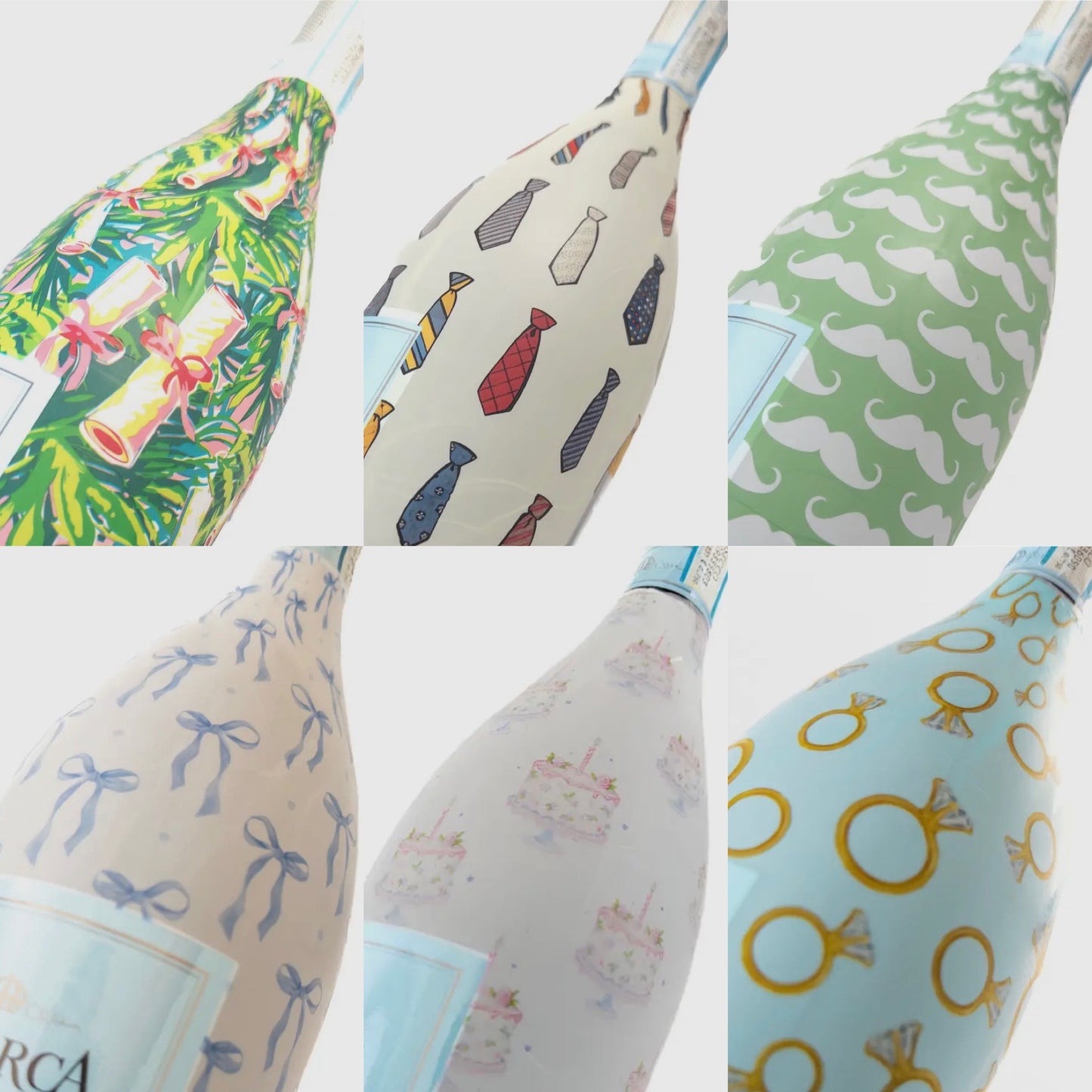 Champagne Bottle Wraps