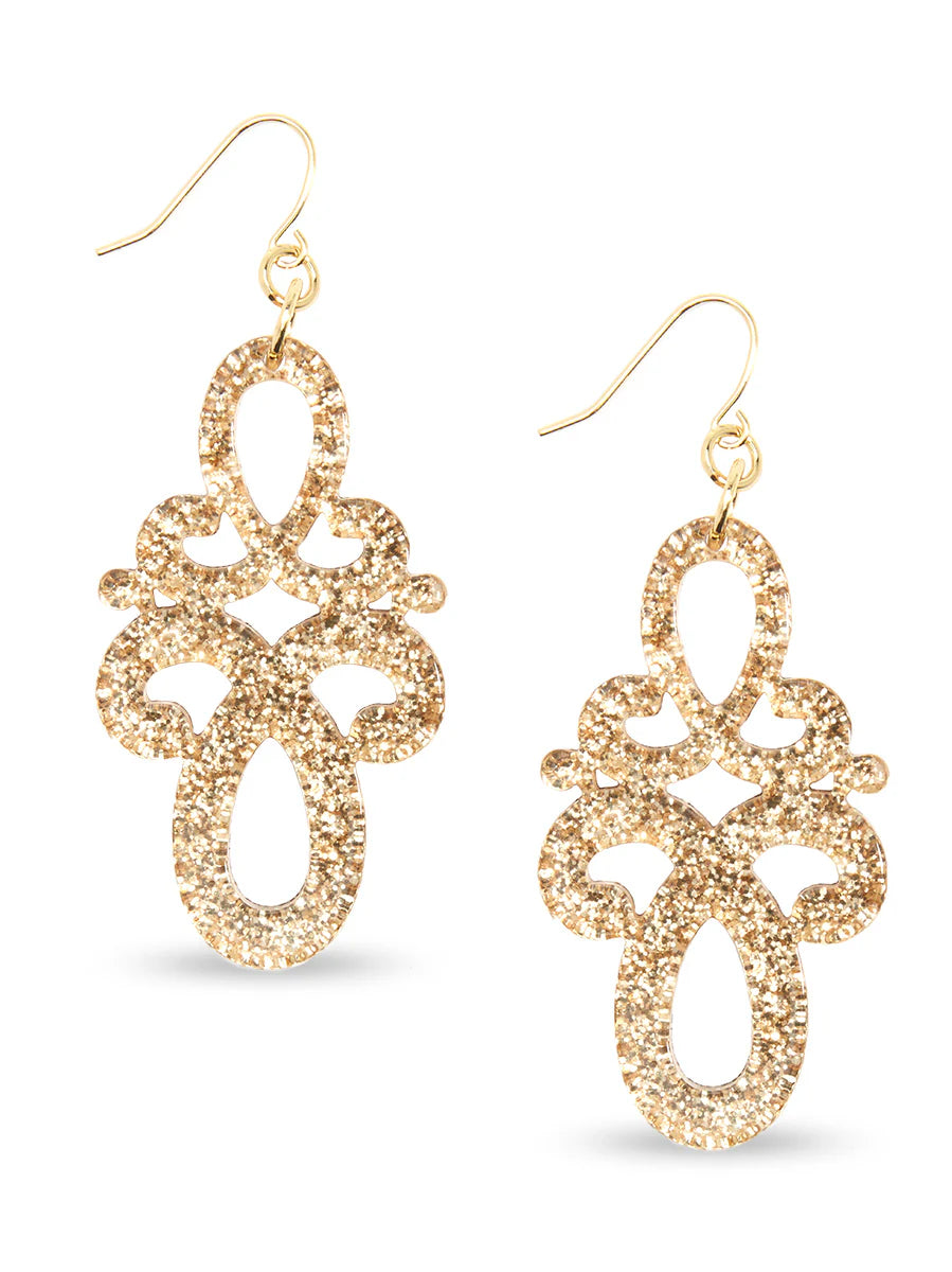 Double Scroll Earrings