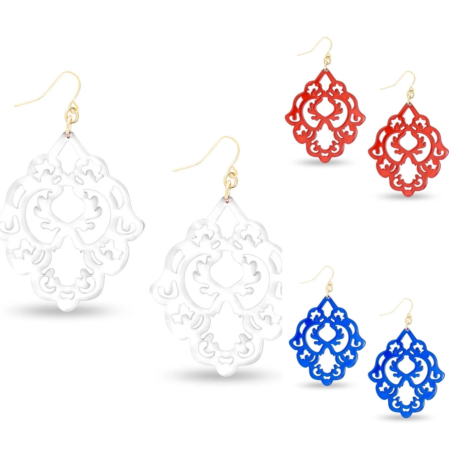 Large Scroll Earrings