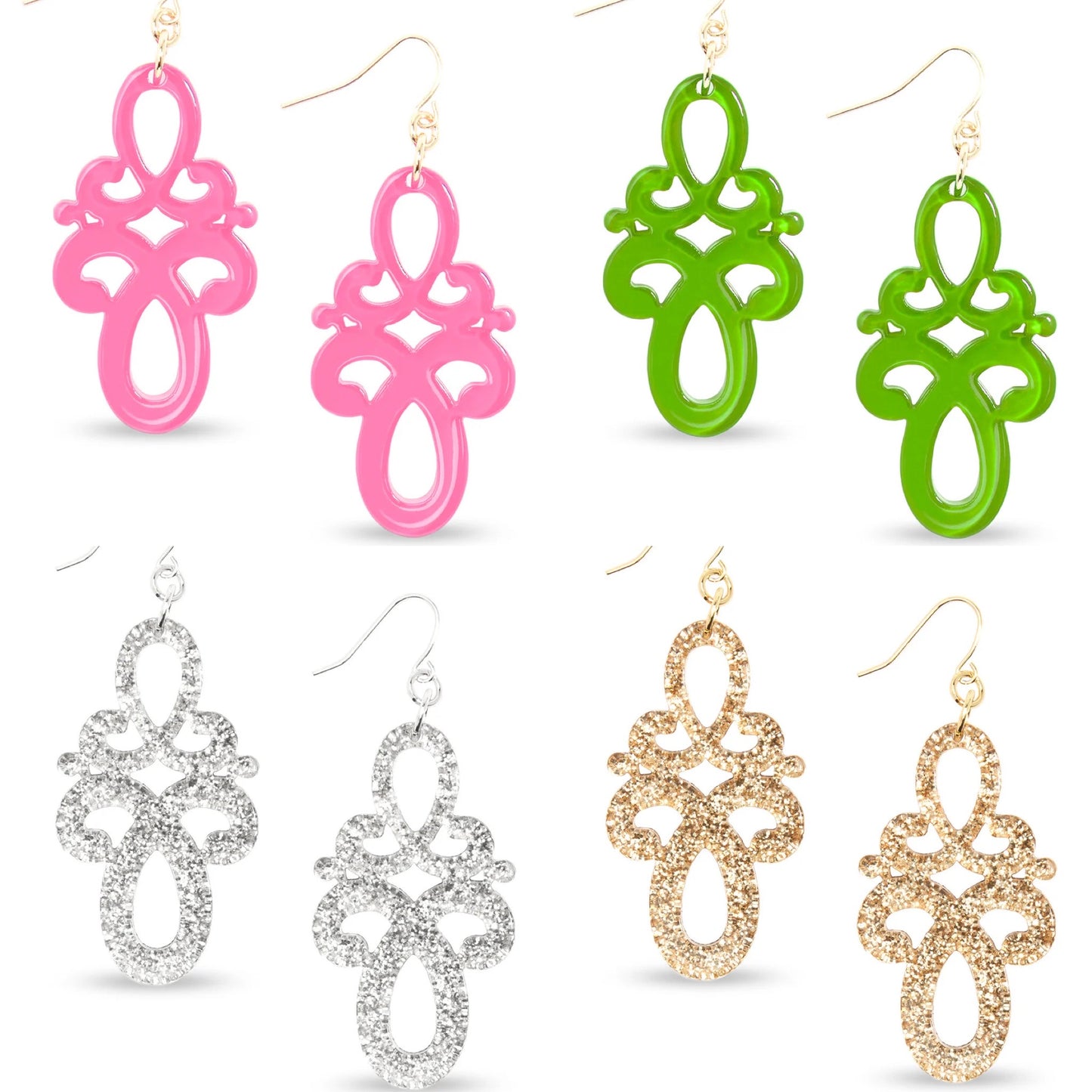 Double Scroll Earrings