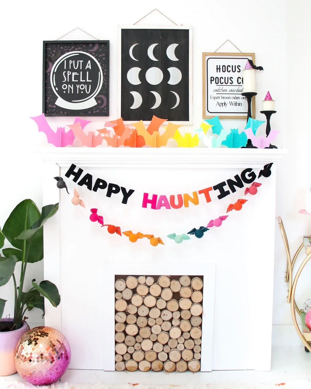 Acrylic Standing Bat Decorations