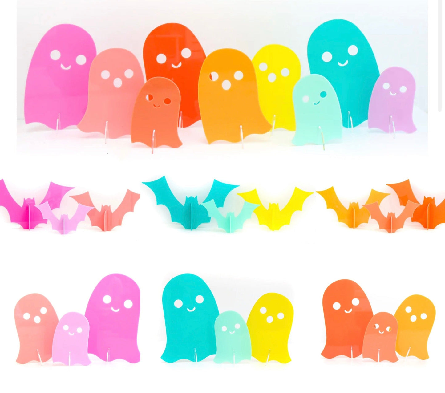 Acrylic Standing Bat Decorations