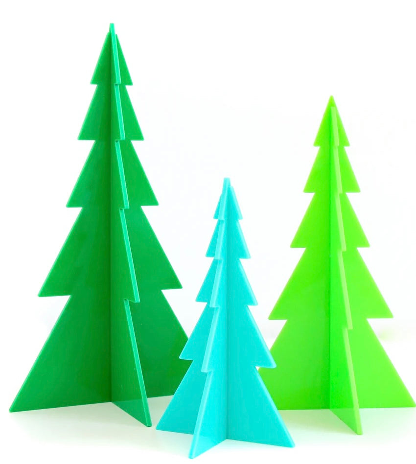Acrylic Christmas Tree Sets