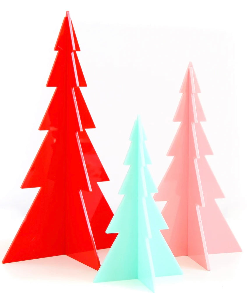 Acrylic Christmas Tree Sets